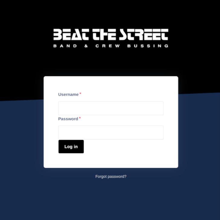 Busplanungs-Portal von BEAT THE STREET